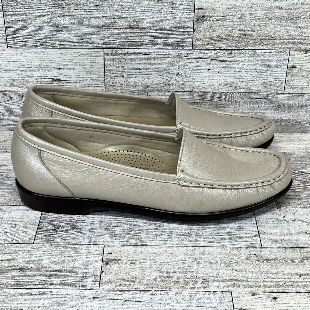 SAS Tripad Comfort Simplify Slip On Loafer‎ Pearl Bone Ivory Women Size 9N